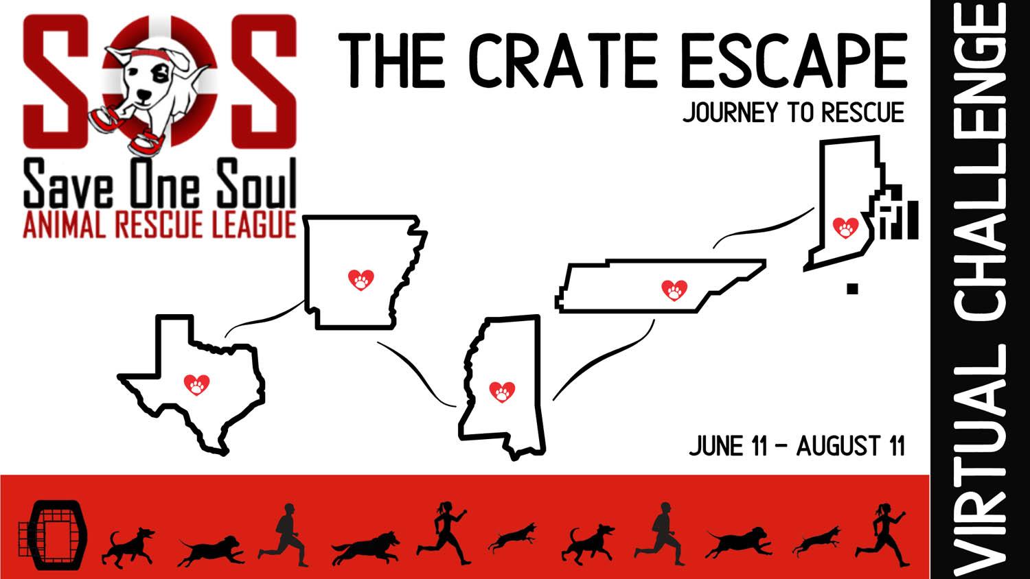 The Crate Escape 5K 2023 - Save One Soul Animal Rescue League RI